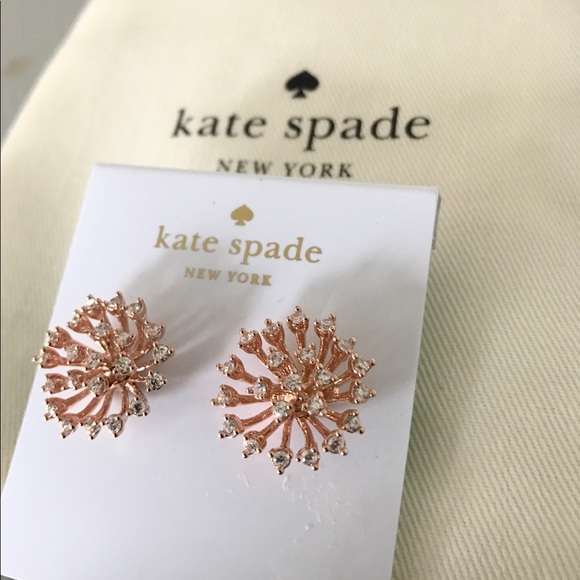 Kate ♠️ 14k rose gold plated Starburst earrings - Picture 4 of 5
